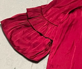 Blusa Cortefiel Satén Burdeos