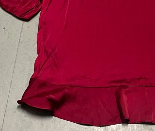 Blusa Cortefiel Satén Burdeos