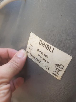 Máquina fregadora GHIBLI