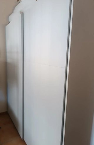 Ropero blanco puertas correderas