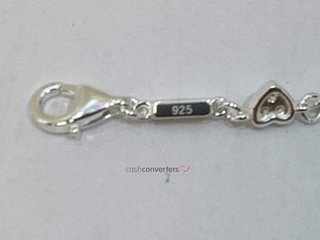 pulsera plata 925mm con piedra con circonita