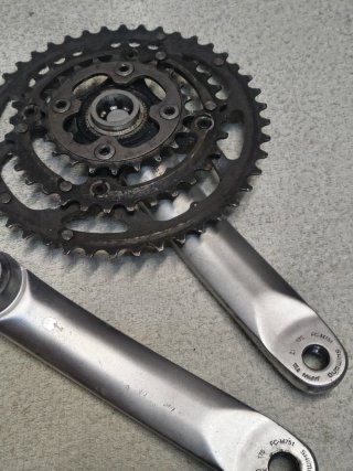 Bielas Shimano XT FC-M751 175mm