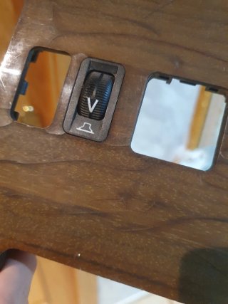 Panel madera con interruptor para mercedes 220