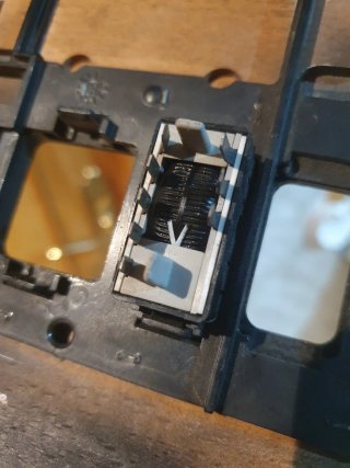 Panel madera con interruptor para mercedes 220