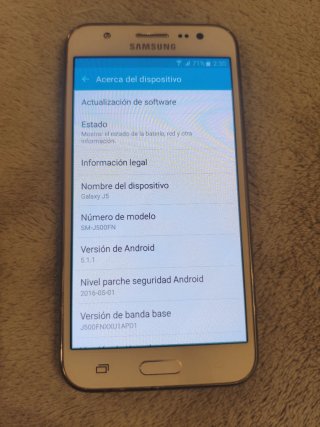 Samsung Galaxy J5 SM-J500FN Libre Blanco