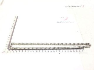 cadena plata 925mm con piedra con circonita 30cm