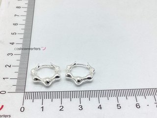argollas plata 925mm