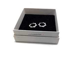 argollas plata 925mm