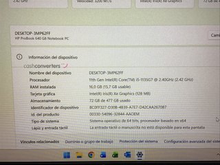 pc portatil hp probook 640 g8