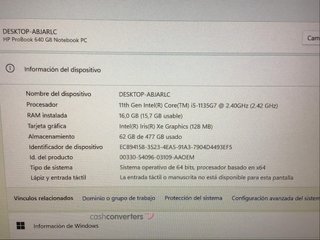 pc portatil hp probook 640 g8
