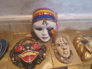Lote Máscaras Venecianas Decorativas