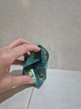 Monedero cuero plegable
