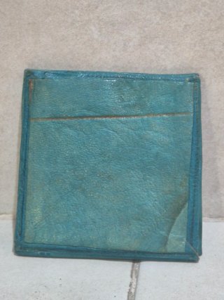 Monedero cuero plegable