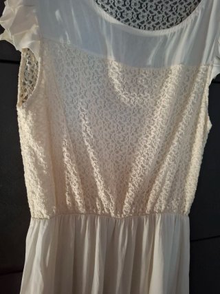 Abito Imperial pizzo seta donna S