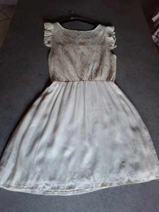 Abito Imperial pizzo seta donna S