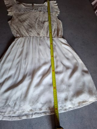 Abito Imperial pizzo seta donna S
