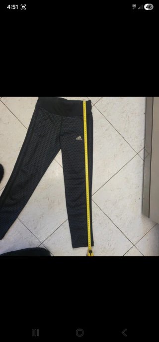 Mallas Adidas Climalite Negras/Grises Talla S