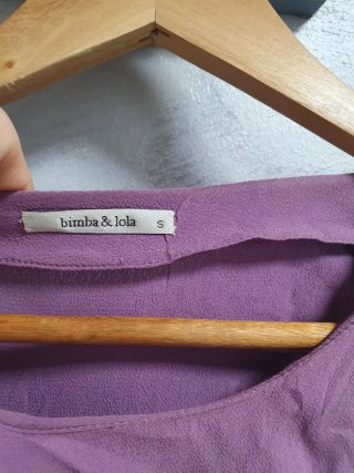 Vestido Bimba y Lola Morado