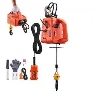 Gato eléctrico 3 en 1, capacidad de 500 kg, 1500W