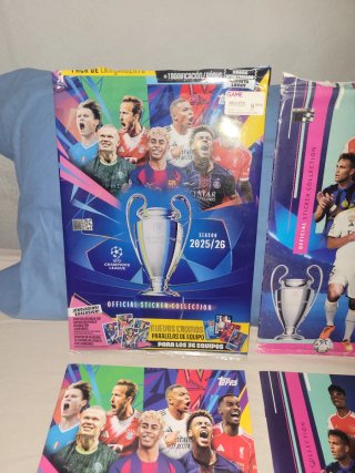 Álbum x2 Topps Champions League 2025/26