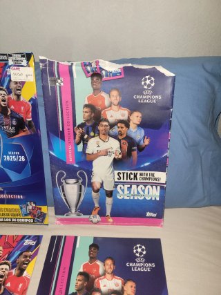 Álbum x2 Topps Champions League 2025/26