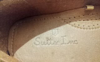 Mocasines de piel marrón Suits Inc