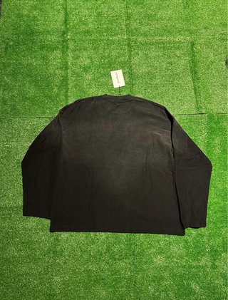 Acne Studios Camiseta Manga Larga Negra