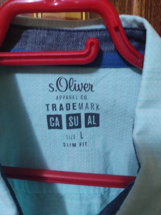 Camisa S.Oliver verde hombre Talla L