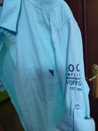 Camisa S.Oliver verde hombre Talla L
