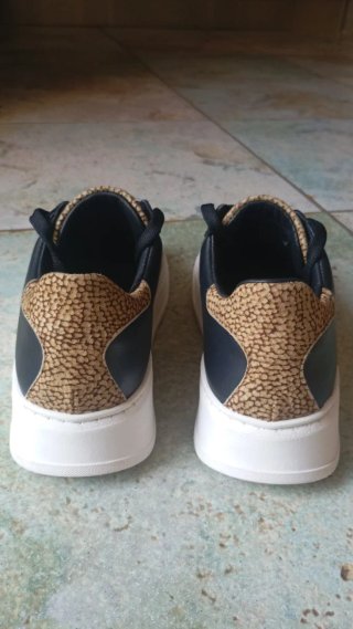 Sneakers Borbonese Blu/Oro Tg 38