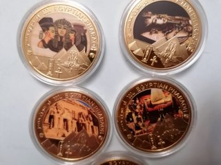 Monedas Faraones Egipcios (Set 5)