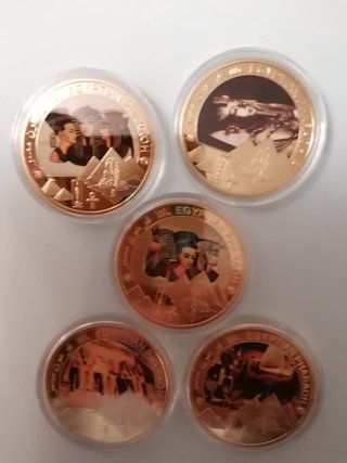 Monedas Faraones Egipcios (Set 5)