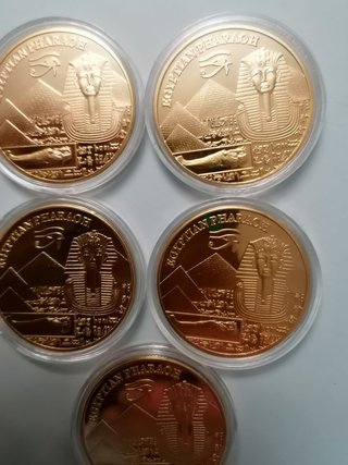 Monedas Faraones Egipcios (Set 5)