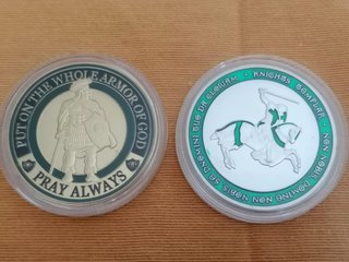 Monedas Templarios Armadura Espiritual
