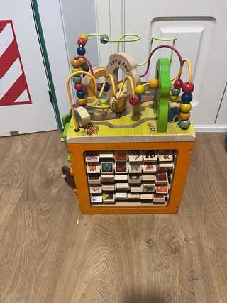 Centro de actividades madera para bebe Zany Zoo