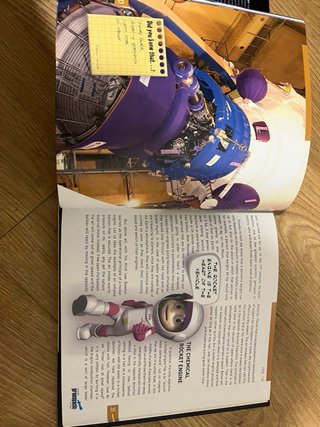 Libro del espacio en ingles para niños