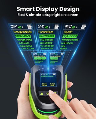 EYOYO EY-046 Scanner Codice a Barre 1D 2D QR BT 2.4G