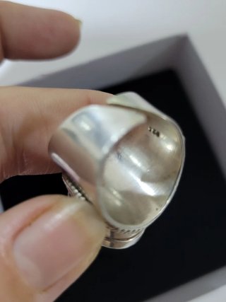 Anillo pastillero plata y onix negro
