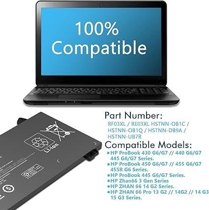 ALIPOWER RF03XL Batería para HP ProBook 430