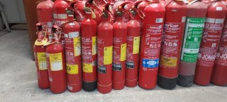 Botella Extintor co2 lleno de 2kg para acuarios