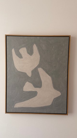 Cuadro IKEA 2 pájaros 40x50 cm