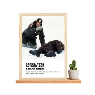 Poster Film Fargo - Quadro con stampa e cornice