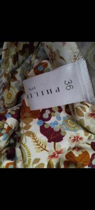 Vestido Philippa floral vintage