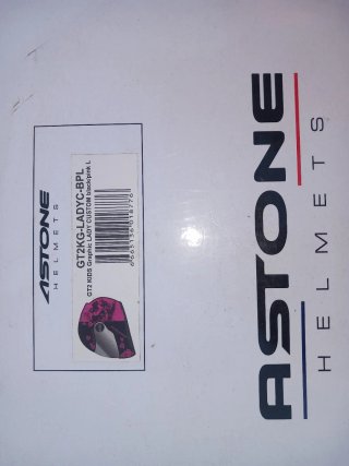 Casco Moto Infantil Diseño Lady Custom
