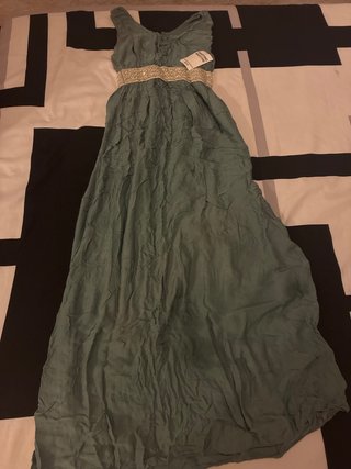 Vestido largo Martino Martini verde talla única