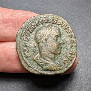Sestercio Gordiano III 243-244 d.C. Fortuna Redux