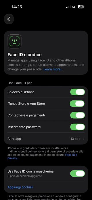 Scheda Madre iPhone 14 Pro 128GB Face ID e Lidar