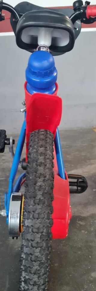 Bicicleta Spiderman Azul y Roja