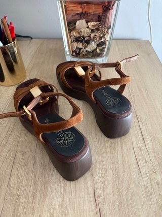 Sandalias Unisa Marrones Talla 36