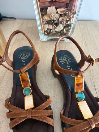 Sandalias Unisa Marrones Talla 36